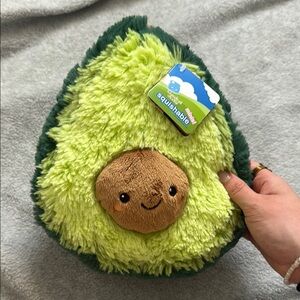 Squishable Avocado Plush Toy - Green and Brown